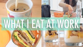 What I Eat In a Day at Work  EASY amp Healthy Meals [upl. by Friend]