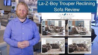 LaZBoy Trouper Reclining Sofa  Sofa Review 17 [upl. by Kirat233]