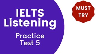 IELTS Listening Practice Test 5  Full Test with Audio and Answers [upl. by Resor916]