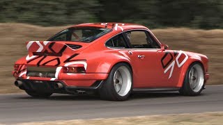 NEW Porsche 911 Singer DLS 40 NA Flat Six 9000rpm by Williams F1 INCREDIBLE Sound  Goodwood FOS [upl. by Nnyleimaj]