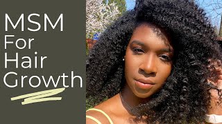 MSM For Hair Growth  2 Ways to use MsmSulfur for Hair Growth [upl. by Megen342]