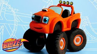 How to Make Blaze from Clay 🚗  DIY Crafts For Kids  Blaze and the Monster Machines [upl. by Lodmilla]