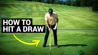 How To Hit A Draw In Golf Easy Drill [upl. by Jeremy]