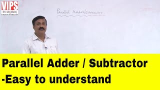 Parallel Adder and Parallel Subtractor  Digital Electronics [upl. by Teuton210]