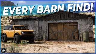 Forza Horizon 5  All 14 Barn Find Locations [upl. by Sufur]