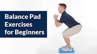 Balance Pad Exercises for Beginners [upl. by Paget]