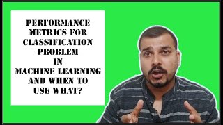 Tutorial 34 Performance Metrics For Classification Problem In Machine Learning Part1 [upl. by Josey]