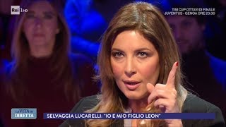 Selvaggia Lucarelli quotIl primo hater non si scorda maiquot  La Vita in Diretta 20122017 [upl. by Atiuqad]