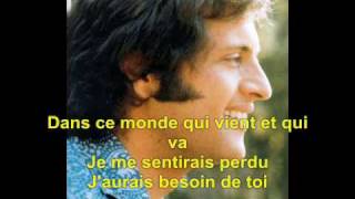 Et Si Tu NExistais Pas  Joe Dassin Lyrics [upl. by Hardman]