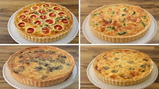 How to Make a Quiche – 4 Easy Recipes [upl. by Drahsir]