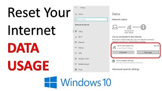 Resetting Windows 10 Internet Data Usage The Ultimate Guide [upl. by Akeret]