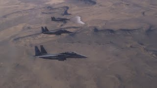 US Air Force The F15E Strike Eagle POV [upl. by Leirda]