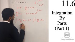 Edexcel A level Maths 116 Integration By Parts Part 1 [upl. by Arehahs70]