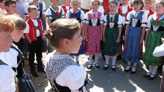 Swiss children yodeling during Jodlerfest 2 [upl. by Naek207]