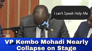 Breaking 😳 Kembo Mohadi Nearly Collapse on Stage [upl. by Celinda]