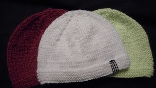 tuto tricot bonnet bébé [upl. by Nevaeh]