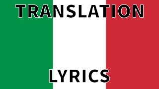 ITALY National Anthem English Lyrics and Translation full version Inno nazionale Italiano [upl. by Aerbma137]