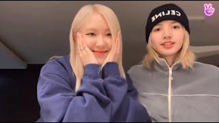 Rosé and Lisa VLIVE Full 20220705 💕 [upl. by Imotih]