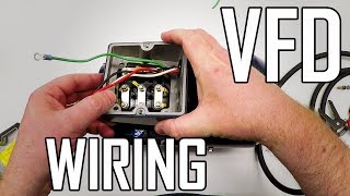 Lathe VFD 1 How to wire a 3Phase motor and VFD [upl. by Jann]