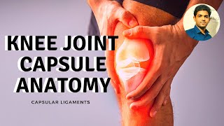 KNEE JOINT CAPSULE ANATOMY  SIMPLIFIED Capsular ligaments [upl. by Chuck]