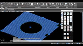 Simple grating processing  Advance Steel [upl. by Ahsennek54]