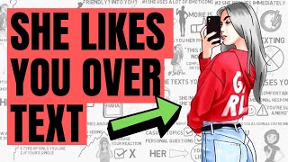 Clear Signs A Girl Likes You Over Text [upl. by Bedell]