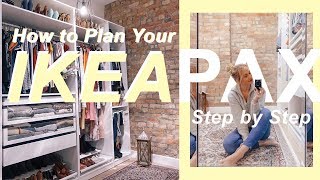 IKEA PAX WARDROBE SYSTEM  Design Online Step by Step [upl. by Warchaw]