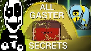 All Gaster SECRETS in Deltarune Deltarune secrets [upl. by Assertal]