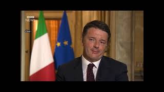 Matteo Renzi parla inglese alla BBC quotSHOCKquot sottotitolato [upl. by Muraida]