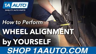 How to Perform Wheel Alignment by Yourself [upl. by Veal]