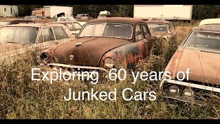 Junkyard Gems Checking 60 years of classic cars stashed in a scrapyard [upl. by Farland57]