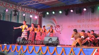 Bhutia dance in Sikkim [upl. by Nnayram]