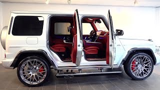 2021 Mercedes G WAGON G63 AMG HOFELE  G Class Sport Design Review Interior [upl. by Aivilo]