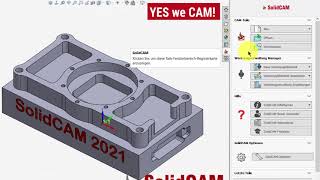 SolidCAM 2021 – Grundlegende Werkzeugerstellung [upl. by Auhs]