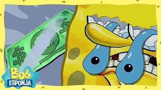 Episodio de 5 minutos  Los pintores  Bob Esponja en Español [upl. by Bertram]