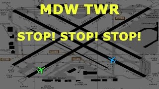 REAL ATC Delta and Southwest VERY CLOSE CALL on takeoff [upl. by Nellad]