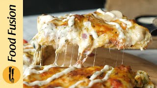 Ranch Pizza Recipe By Food Fusion [upl. by Adnerad]