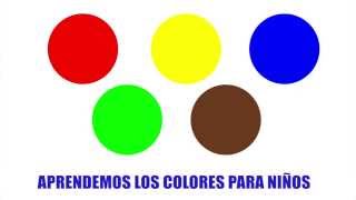 Aprende los colores para niños [upl. by Mervin]