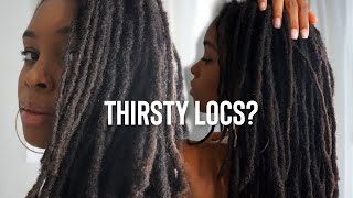 How I Keep My Locs Moisturized WITHOUT Buildup [upl. by Choo371]