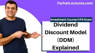 Dividend Discount Model DDM Explained with Examples [upl. by Kingdon]