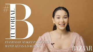 BChallenge Alyssa Daguisé Everyday Makeup Routine [upl. by Sherwood]