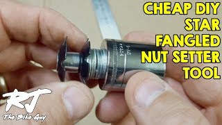 How To Make A Star Nut Setter Tool For Threadless Fork Easy Cheap [upl. by Florio]