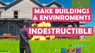 How to Make Buildings Indestructible in Fortnite Creative [upl. by Ewens]