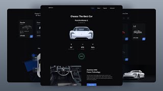 🚘 Create a Responsive Car Website Design Using HTML CSS amp JavaScript [upl. by Smiley861]