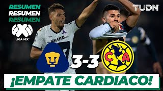 Resumen y Goles  Pumas 3  3 América  Liga Mx Clausura 2020  Jornada 9  TUDN [upl. by Sisson171]