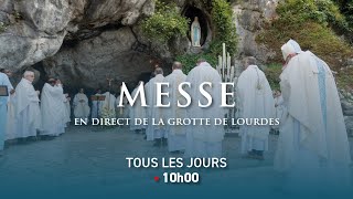 Messe à la Grotte de Lourdes  10012024 [upl. by Godding483]