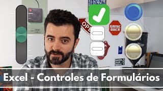 Excel  Controles de Formulários Botões [upl. by Teragramyram]