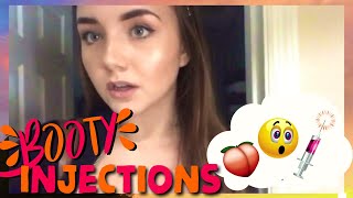 GETTING BUTT INJECTIONS  VLOG [upl. by Adikam]