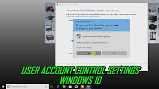 How to Change User Account Control Settings Windows 10 [upl. by Olympium]