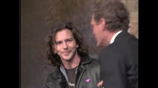 Eddie Vedders First Appearance History on Letterman JanFeb 1996 [upl. by Ylas]